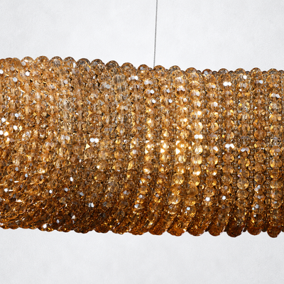 Elysian Crystal Round LED Chandelier 59"