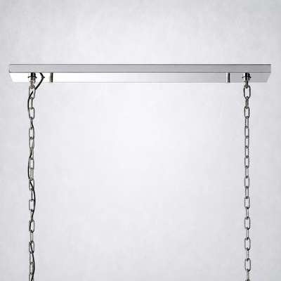 Ellington Alabaster Rectangular Chandelier 74"