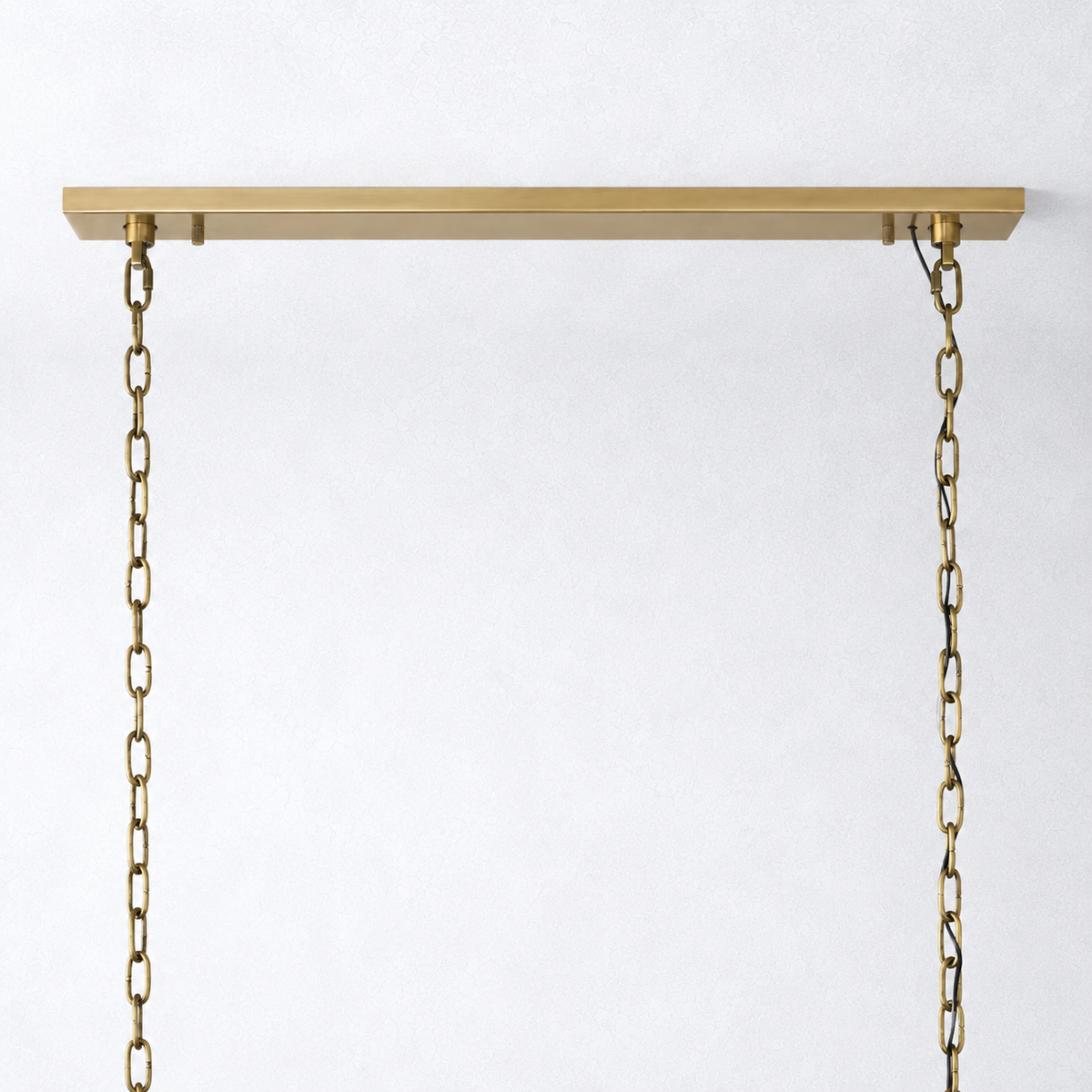 Ellington Alabaster Rectangular Chandelier 54"