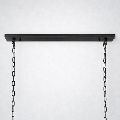 Ellington Alabaster Rectangular Chandelier 54"