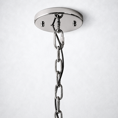 Ellington Alabaster Round Chandelier 19"