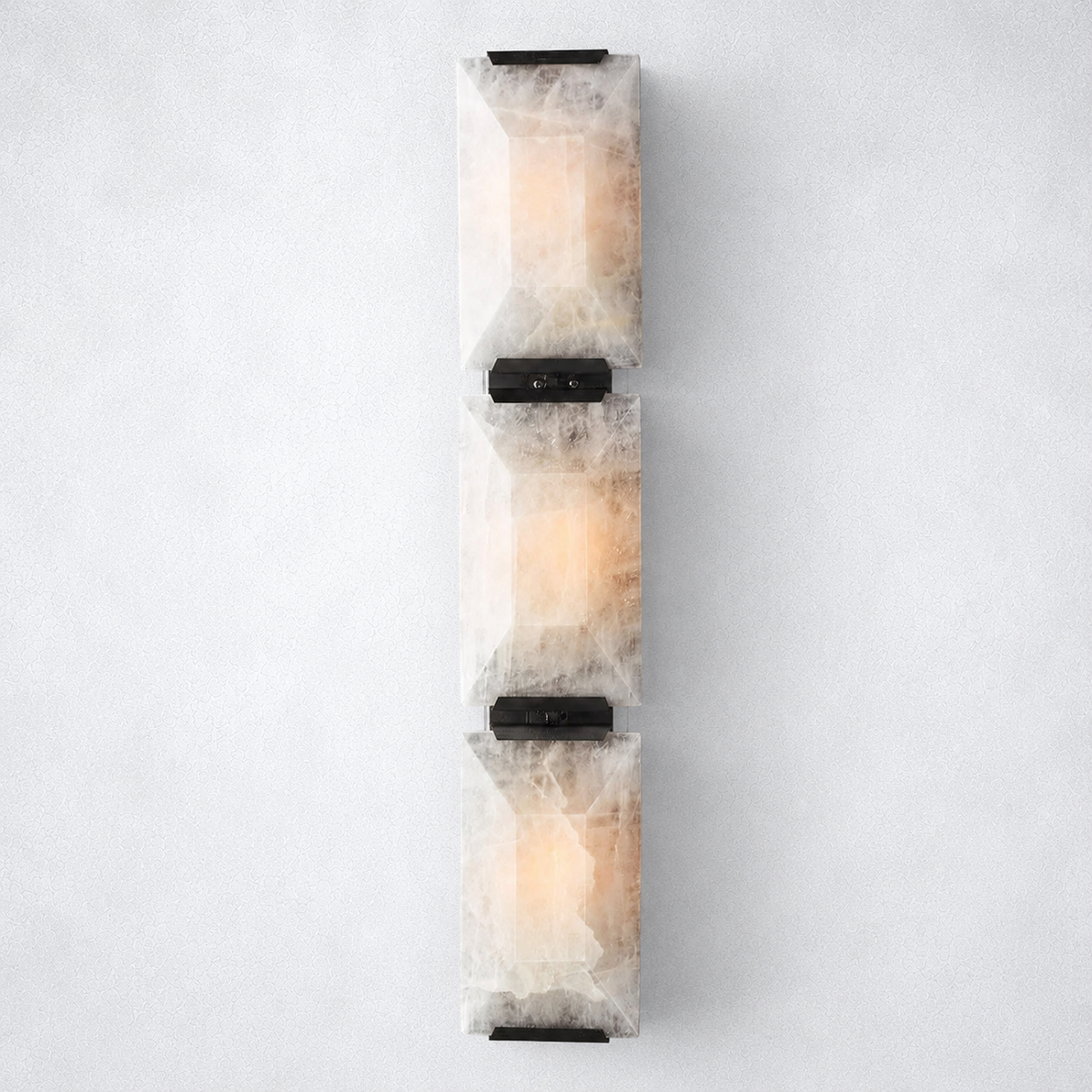 Ellington Alabaster Triple Sconce