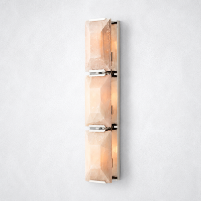 Ellington Alabaster Triple Sconce