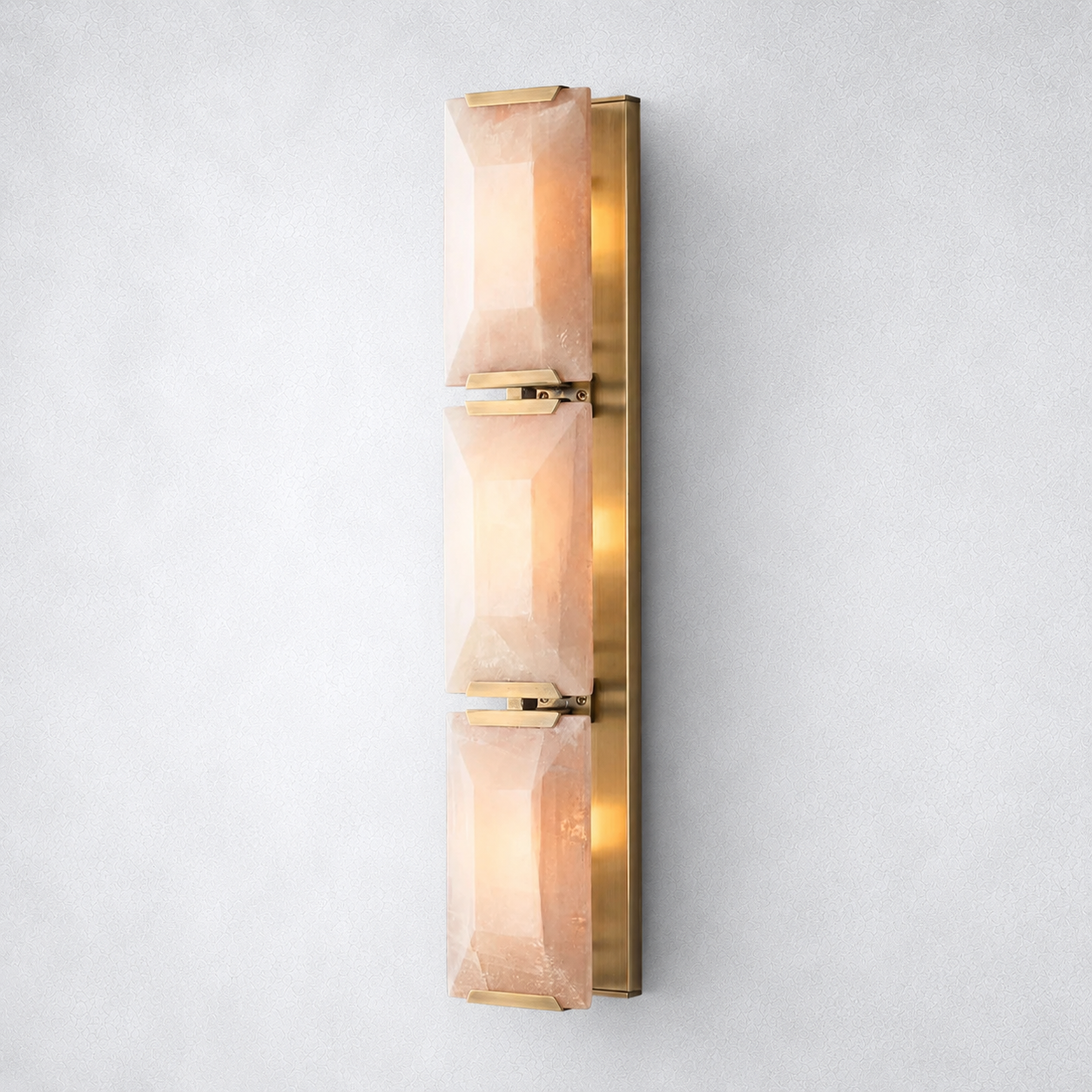 Ellington Alabaster Triple Sconce