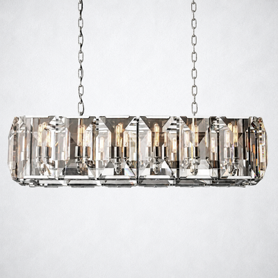Ellington Crystal Rectangular Chandelier 42“
