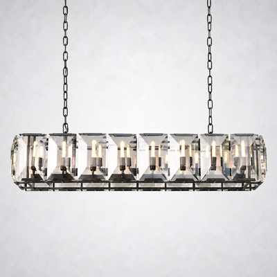 Ellington Crystal Rectangular Chandelier 55“