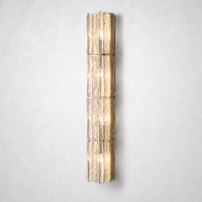 Enclave Clear Glass Grand Sconce