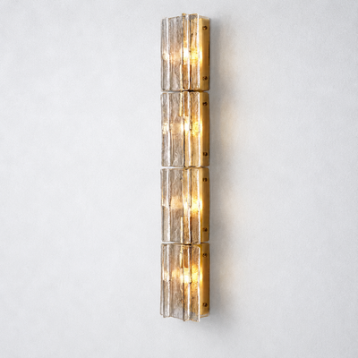 Enclave Clear Glass Grand Sconce