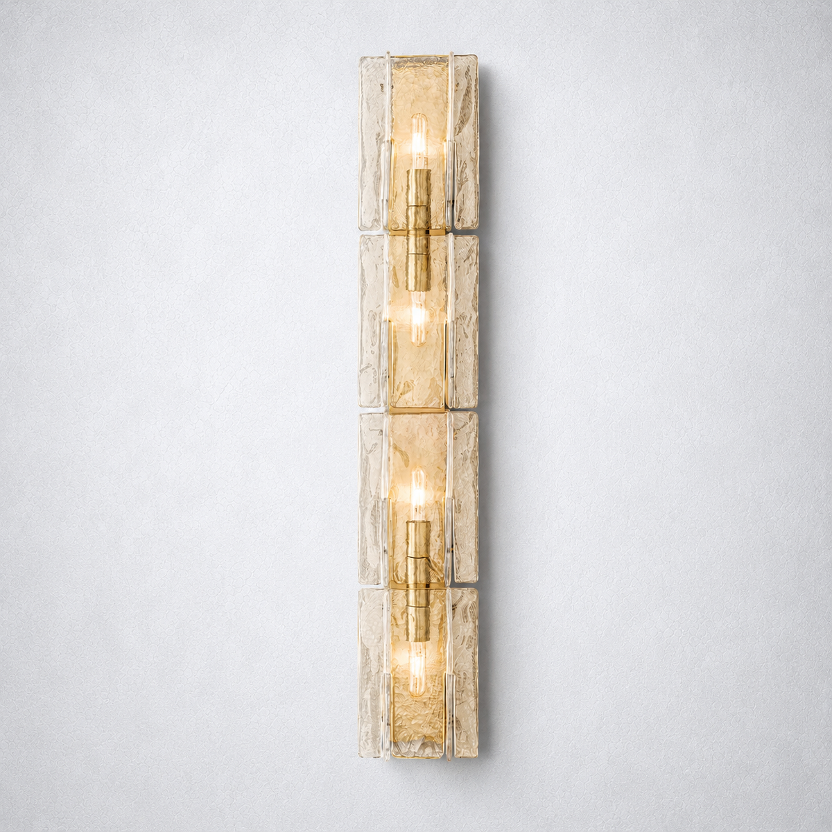 Enclave Clear Glass Grand Sconce