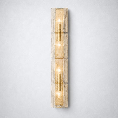 Enclave Clear Glass Grand Sconce