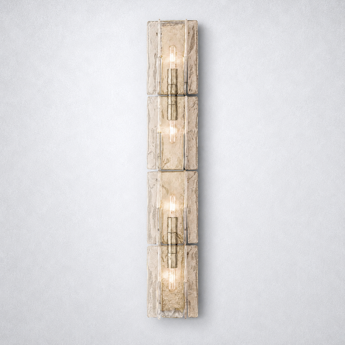 Enclave Clear Glass Grand Sconce