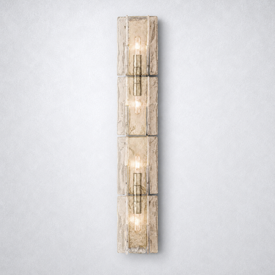 Enclave Clear Glass Grand Sconce