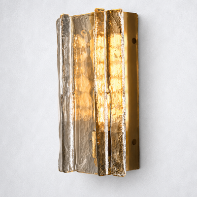 Enclave Clear Glass Sconce 15"