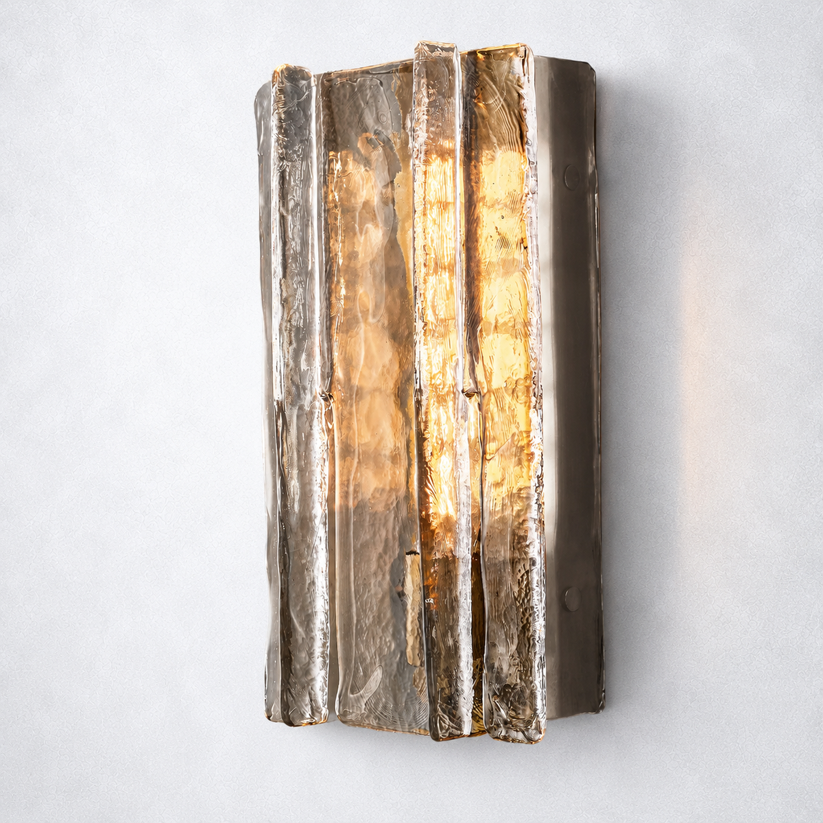 Enclave Clear Glass Sconce 15"