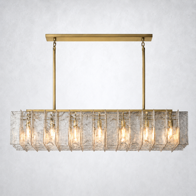 Enclave Rectangular Chandelier 67"