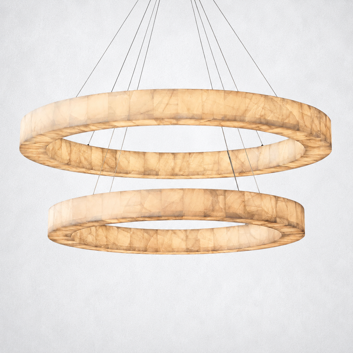 Marquise 2-Tier Round Chandelier 60"