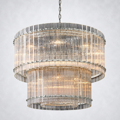 Sorella 2-Tier Round Chandelier 37"