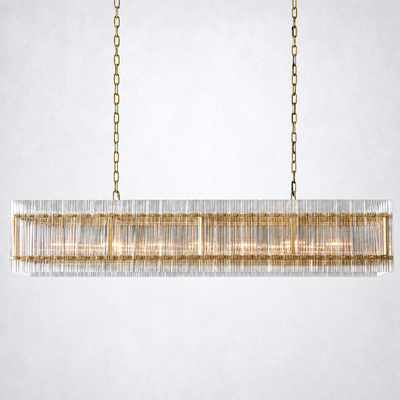 Sorella Rectangle Chandelier 54"