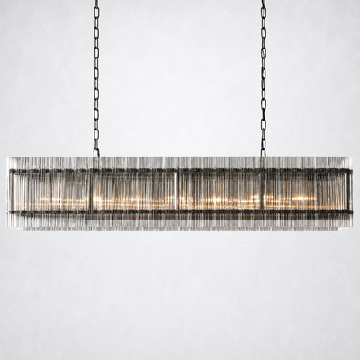 Sorella Rectangle Chandelier 54"