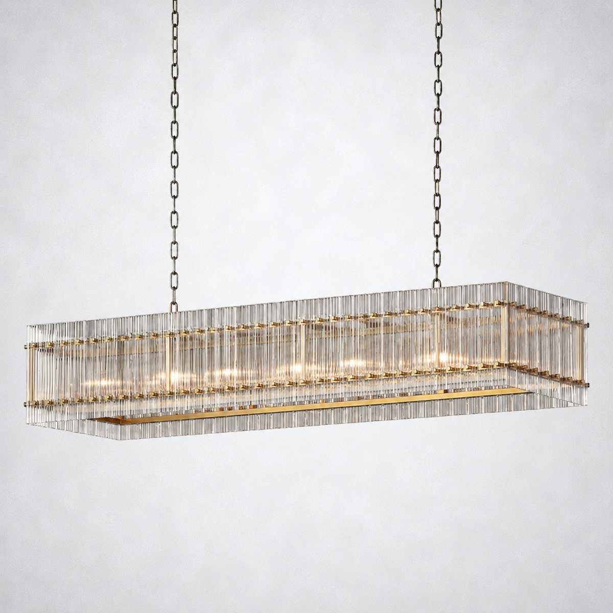 Sorella Rectangle Chandelier 54"