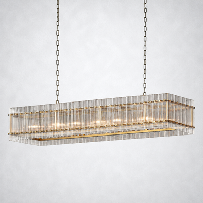 Sorella Rectangle Chandelier 54"