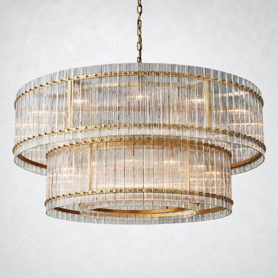 Sorella 2-Tier Round Chandelier 60"