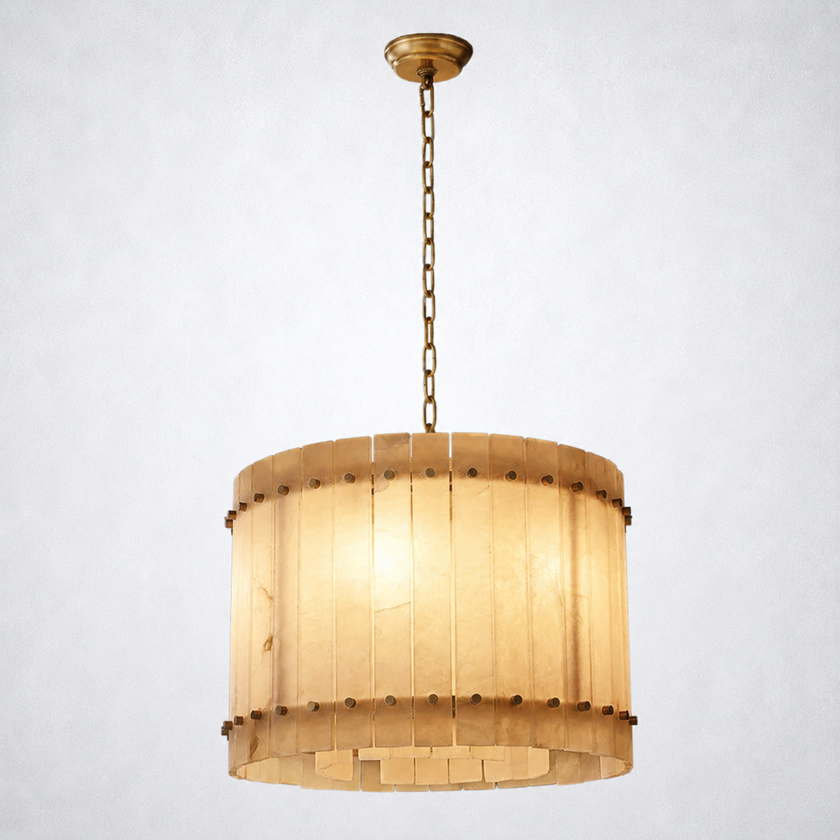 Sorella Alabaster Round Chandelier 22"