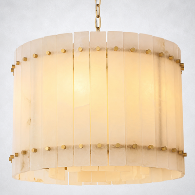 Sorella Alabaster Round Chandelier 22"