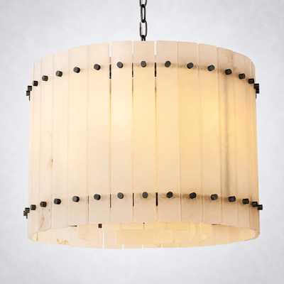 Sorella Alabaster Round Chandelier 22"