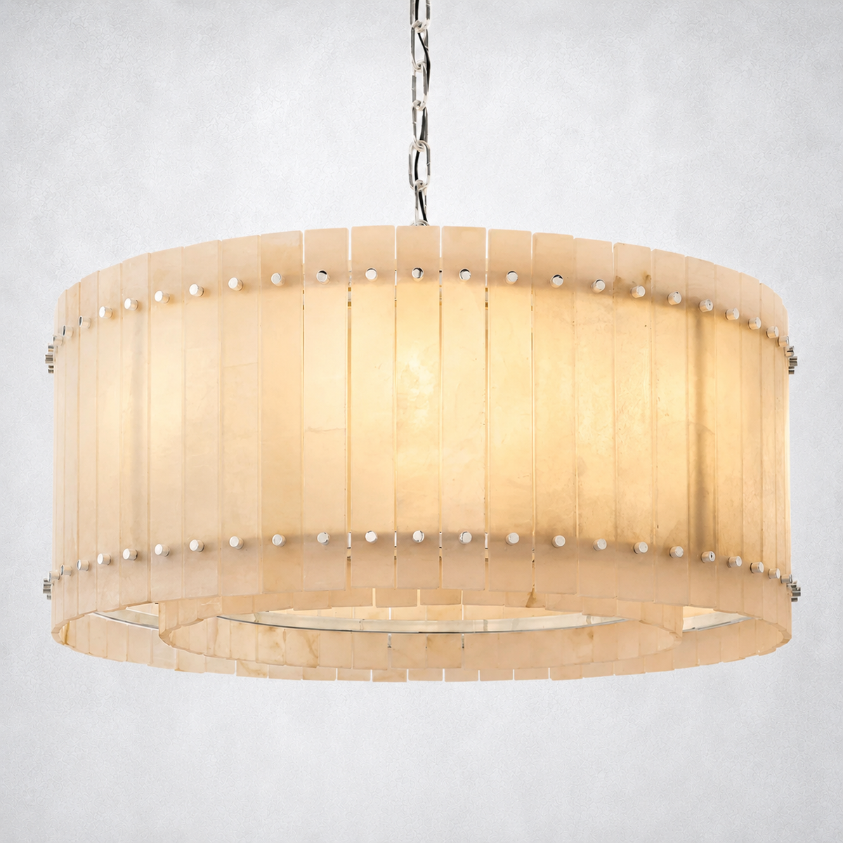 Sorella Alabaster Round Chandelier 37"
