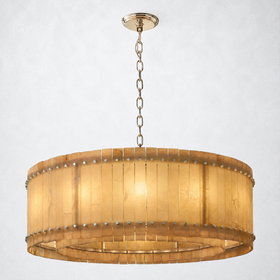 Sorella Alabaster Round Chandelier 48"