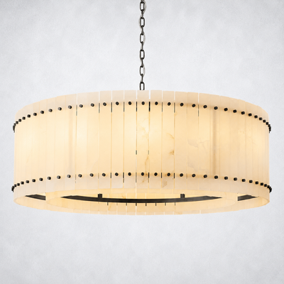 Sorella Alabaster Round Chandelier 48"