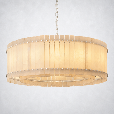 Sorella Alabaster Round Chandelier 48"