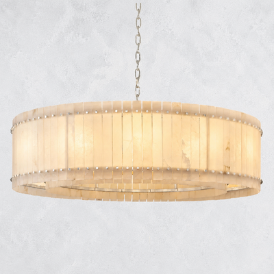 Sorella Alabaster Round Chandelier 60"