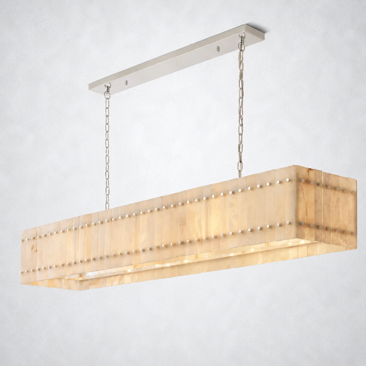Sorella Alabaster Linear Chandelier 72"
