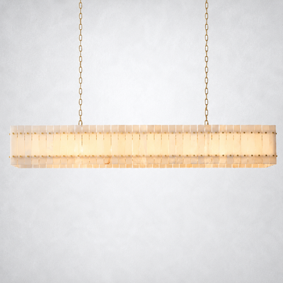 Sorella Alabaster Linear Chandelier 72"