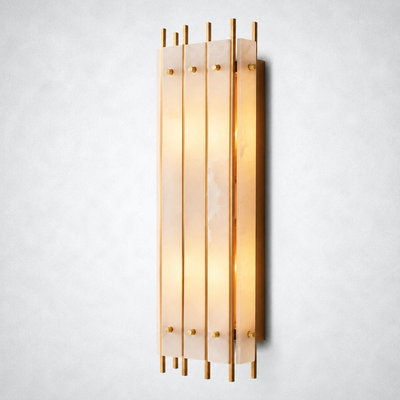 Sorella Alabaster Grand Rectangular Sconce