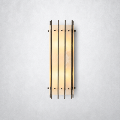 Sorella Alabaster Grand Rectangular Sconce