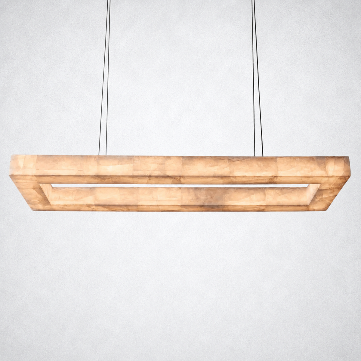 Marquise Rectangular Chandelier 54"