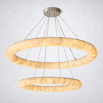 Marquise Lisa Two-Tiered Round Chandelier 61″