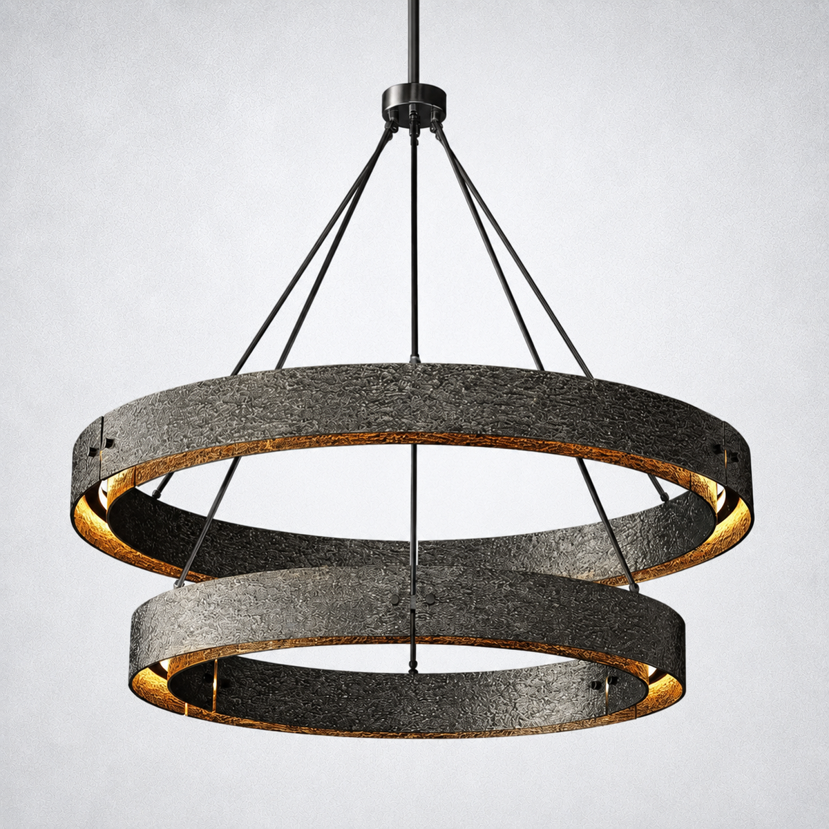 Belvedere 2-Tier Round Chandelier 60"