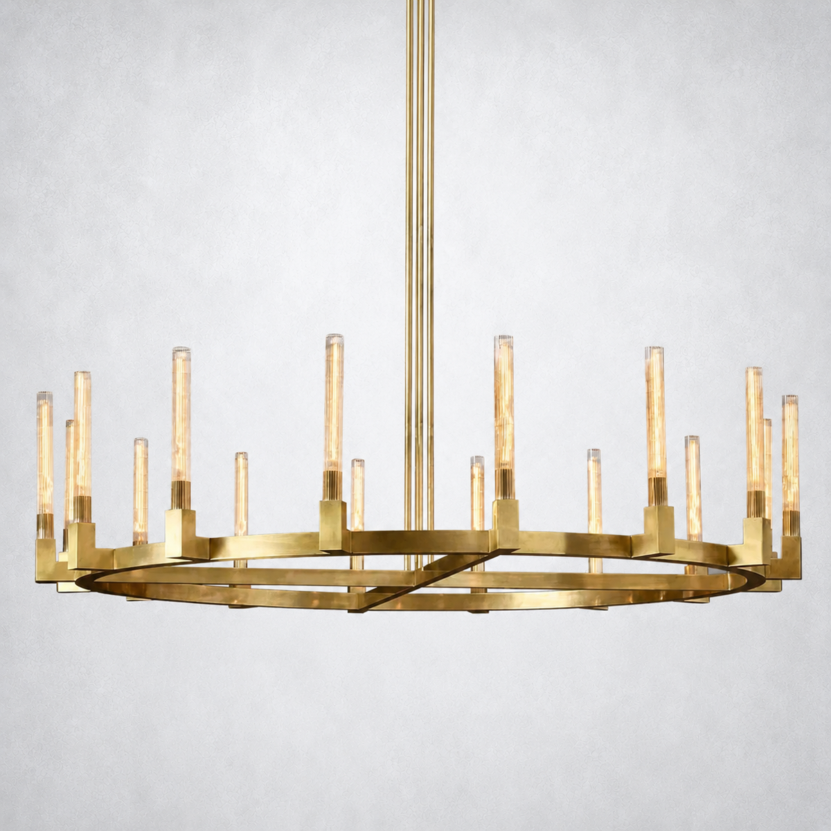 Imperial Glass Round Chandelier 72"