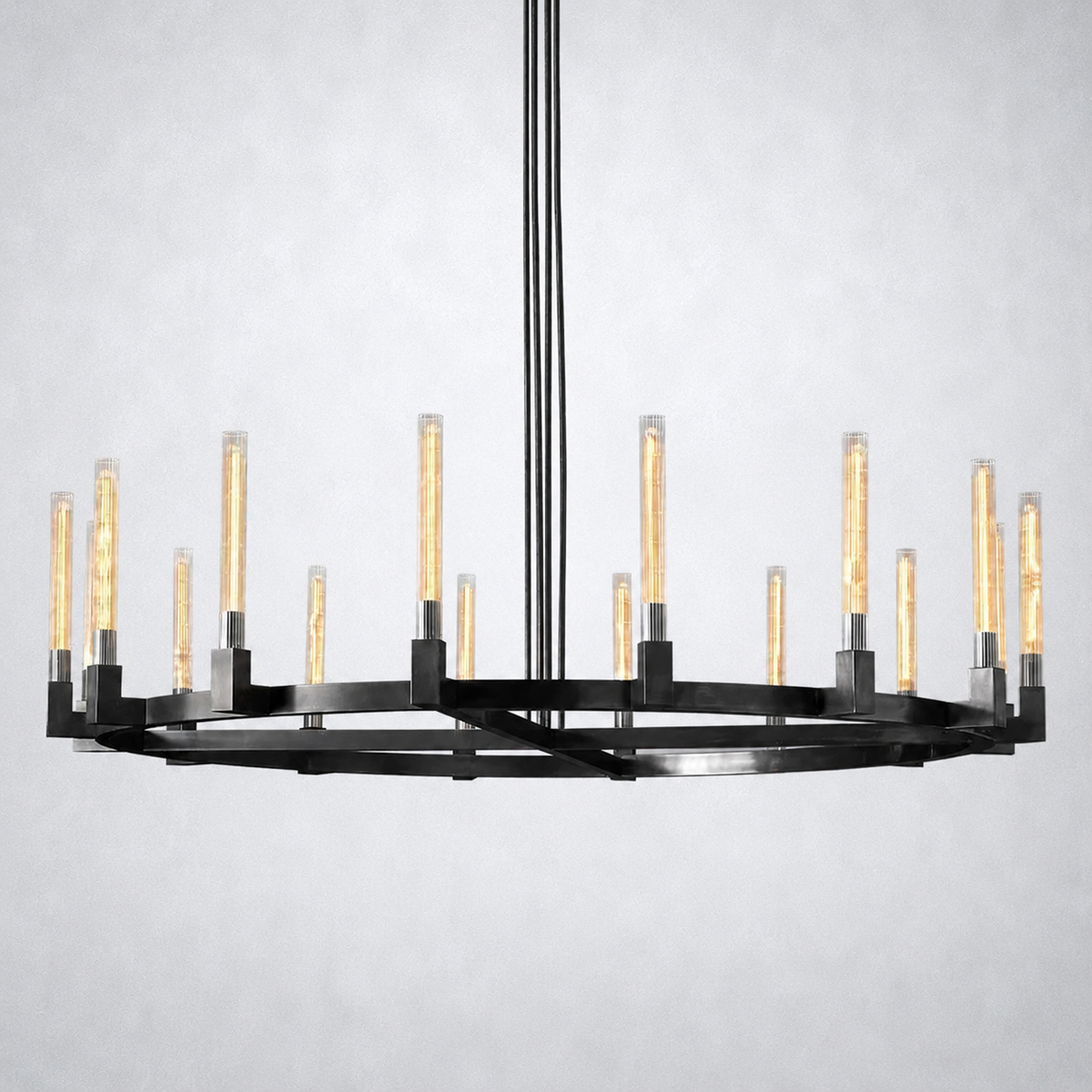Imperial Glass Round Chandelier 72"