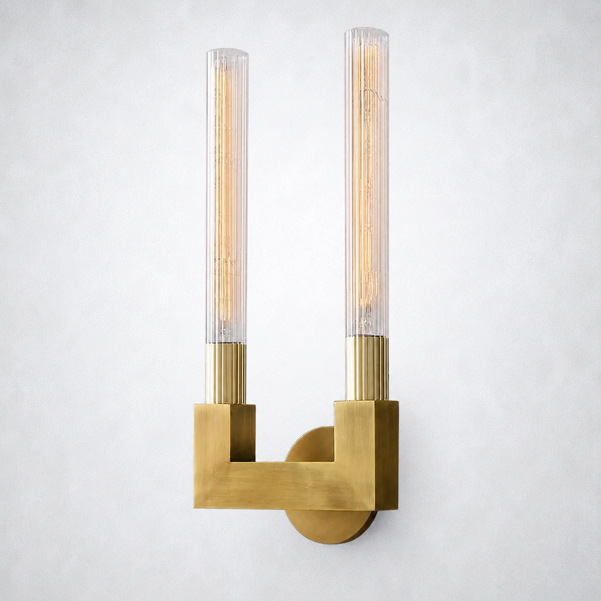 Imperial Glass Double Wall Sconce