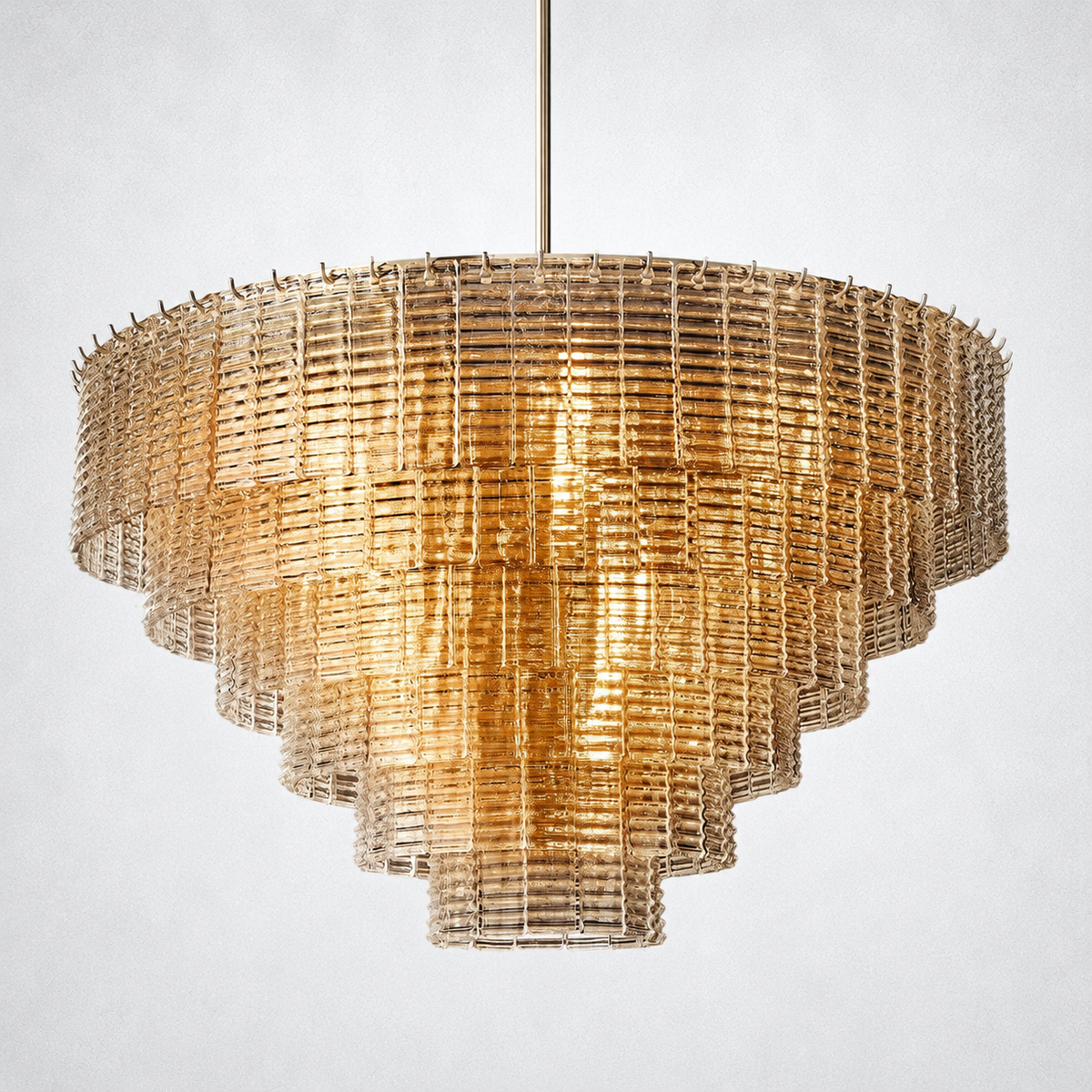 Astra Glass Round Chandelier