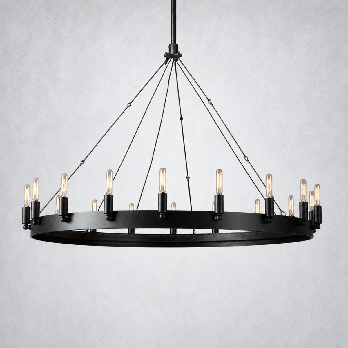 Halo Vintage Filament Round Chandelier