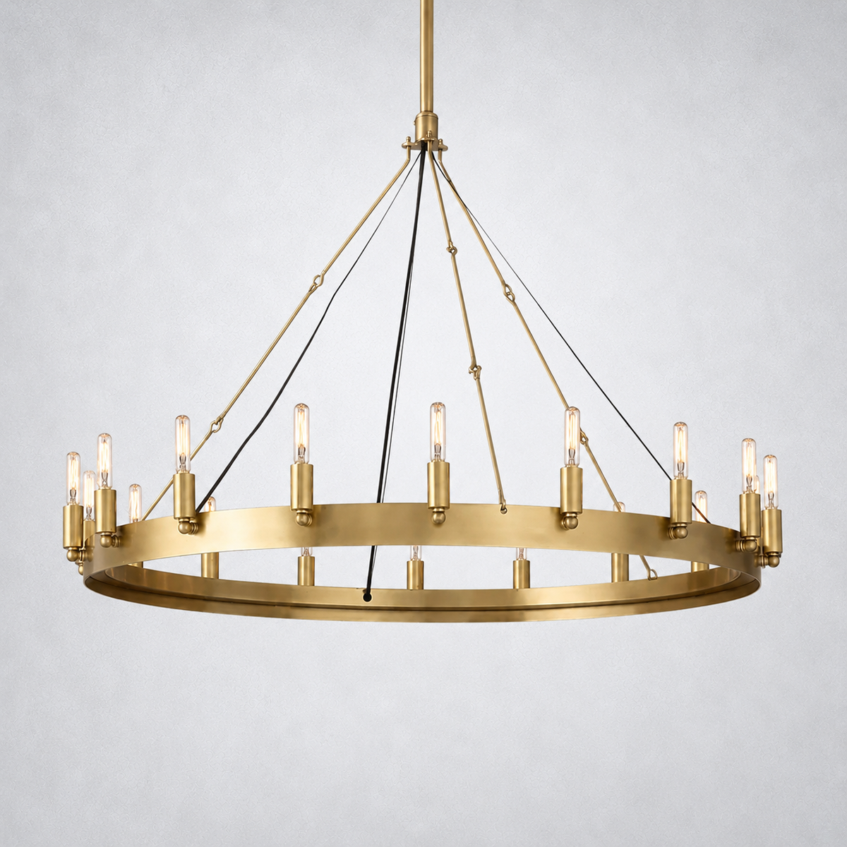 Halo Vintage Filament Round Chandelier