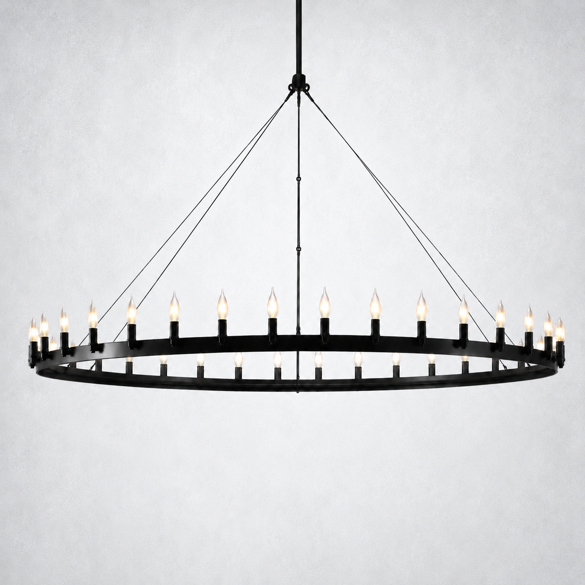 Halo Vintage Filament Round Chandelier