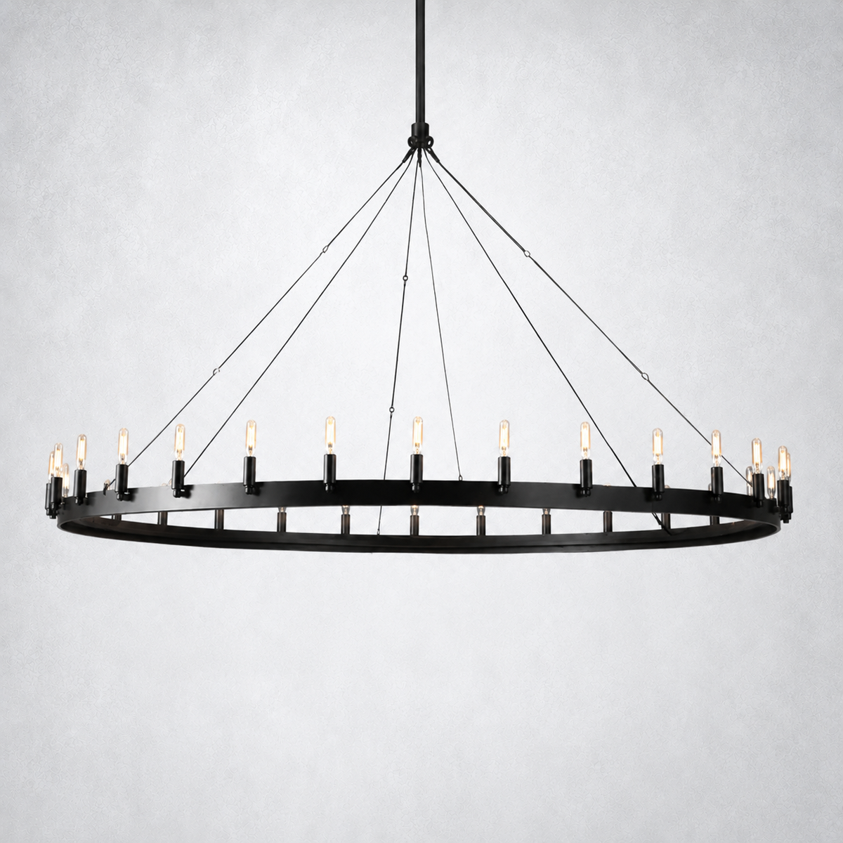 Halo Vintage Filament Round Chandelier