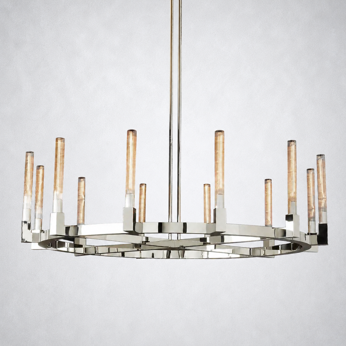 Imperial Glass Round Chandelier 60"